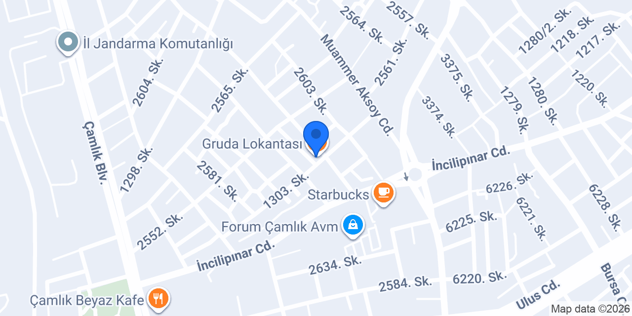 Gruda Lokantası konumu