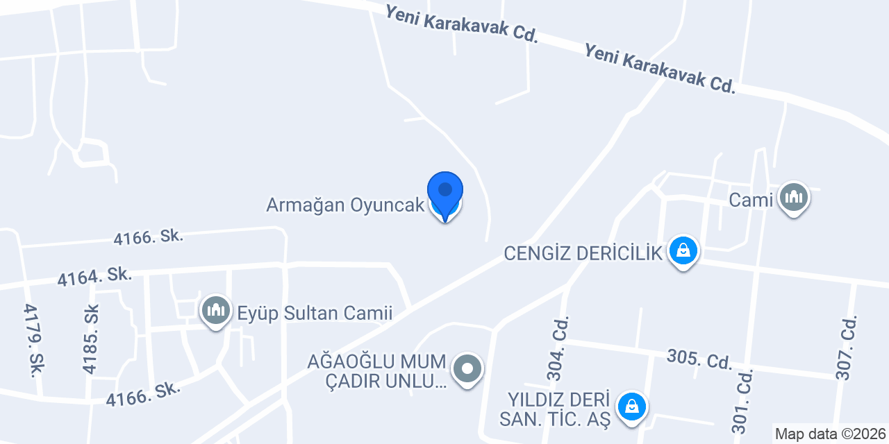 Armağan Oyuncak konumu
