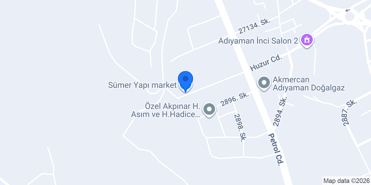 Sümer Yapı market konumu