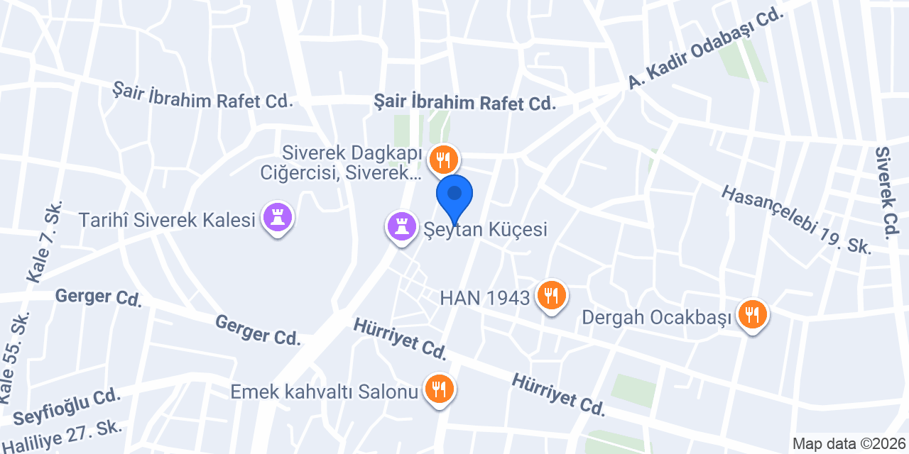 Gülcan Ekinci Sezer Diş Kliniği konumu