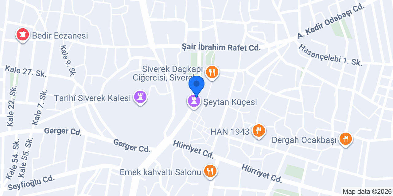 Şirin Kuyumculuk konumu