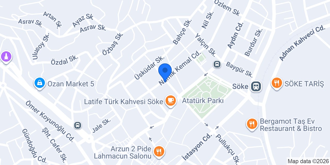 Sekans Özel Öğretim Kursu konumu