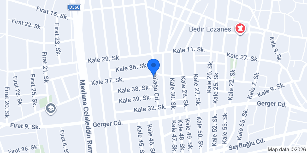 Siverek Diş hastanesi konumu