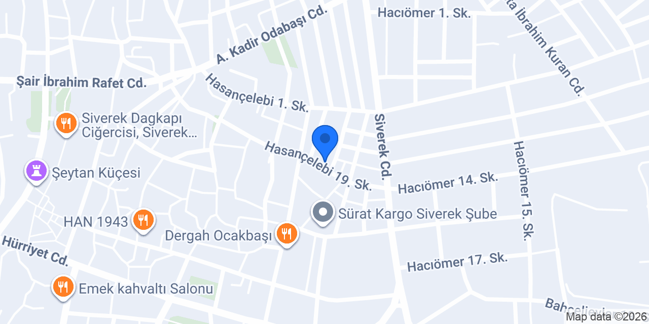 AkademiX Çalışma salonu konumu