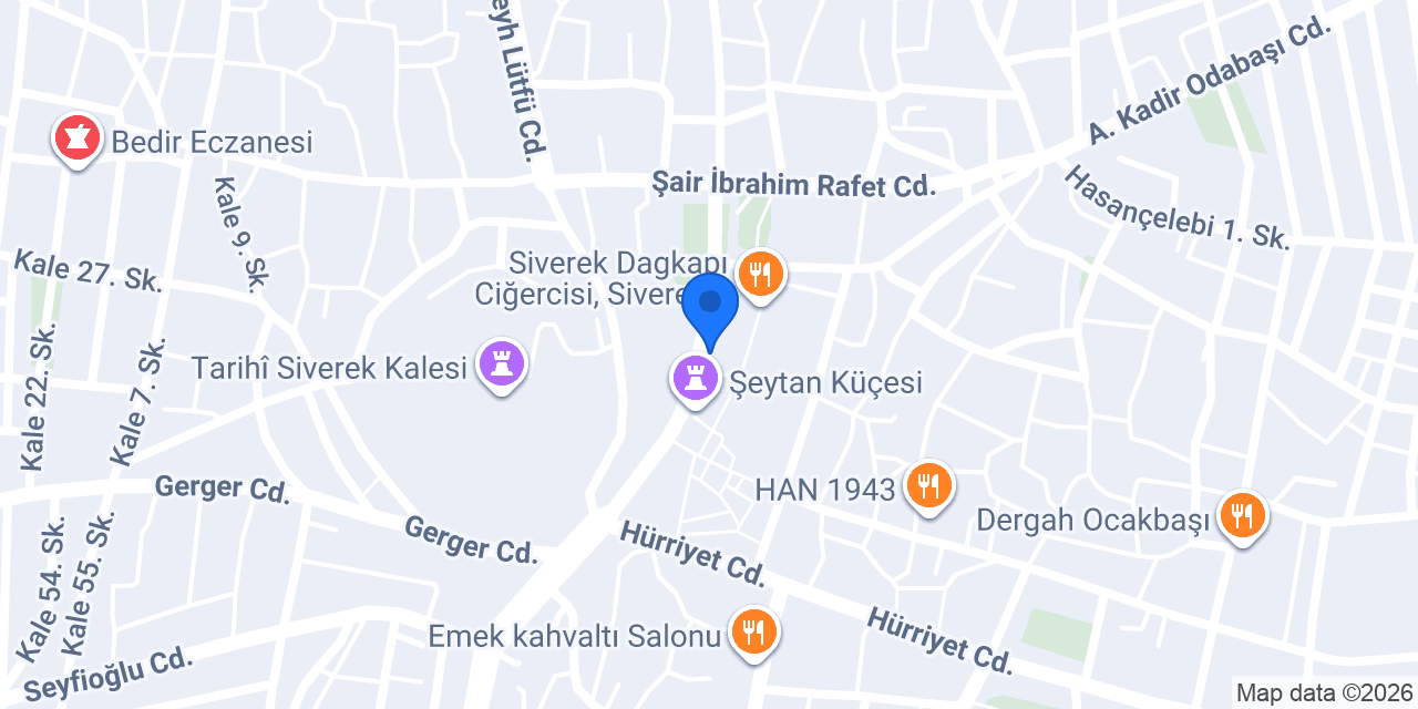 Ömürcan Eczanesi konumu
