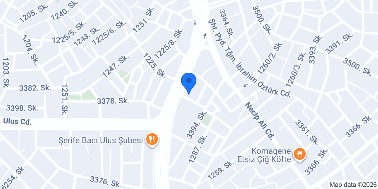 Grand İtimat Hotel konumu