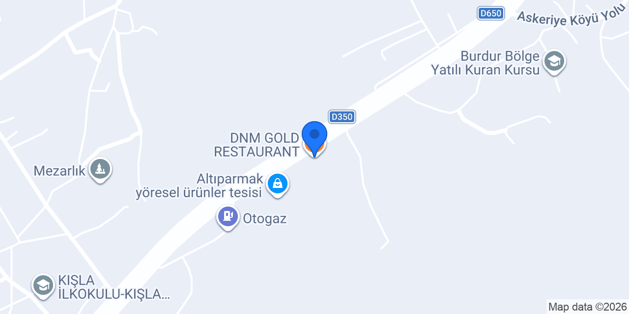 DNM GOLD RESTAURANT konumu