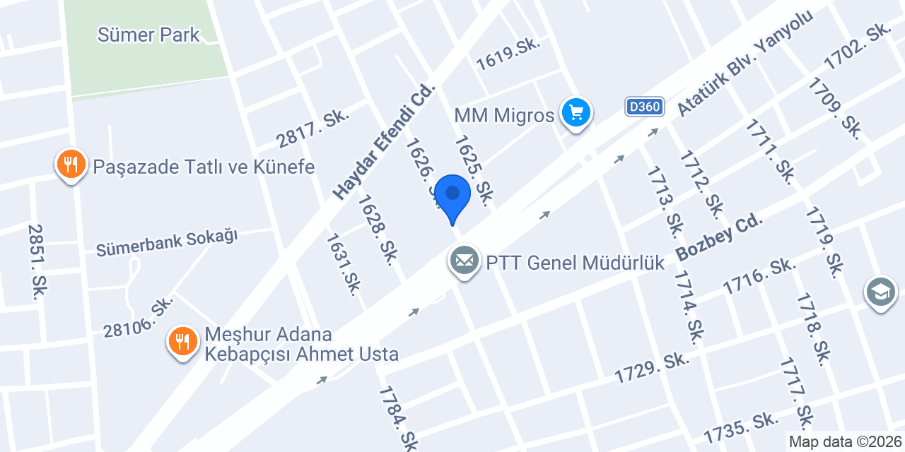 Şehir Eczanesi konumu