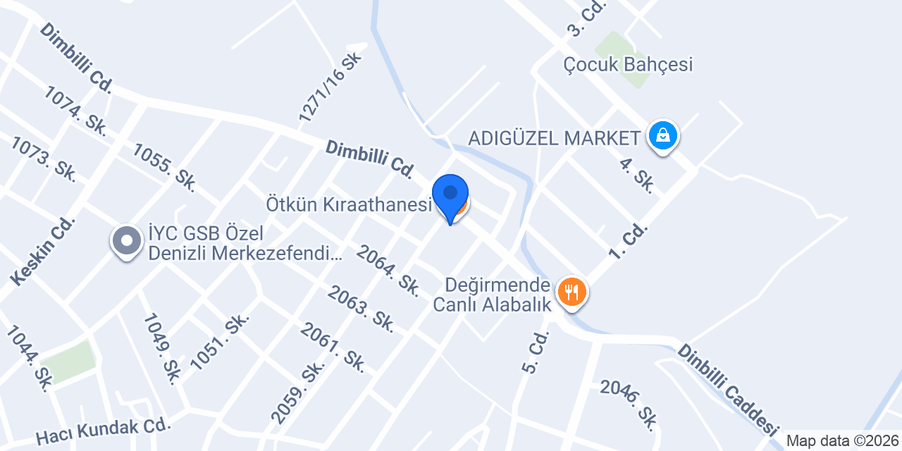Ötkün Kıraathanesi konumu