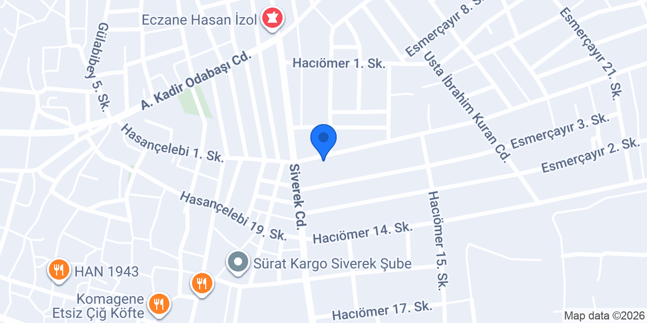 Siverek Venedik Bayan Kuaförü konumu