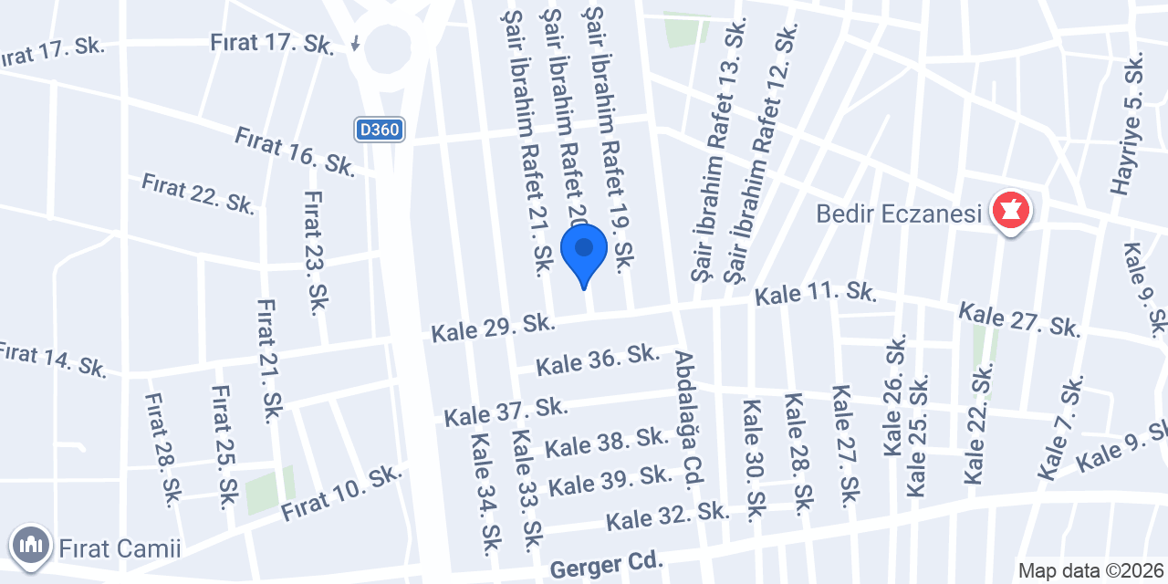 Mirza mermer ve granit atölyesi konumu