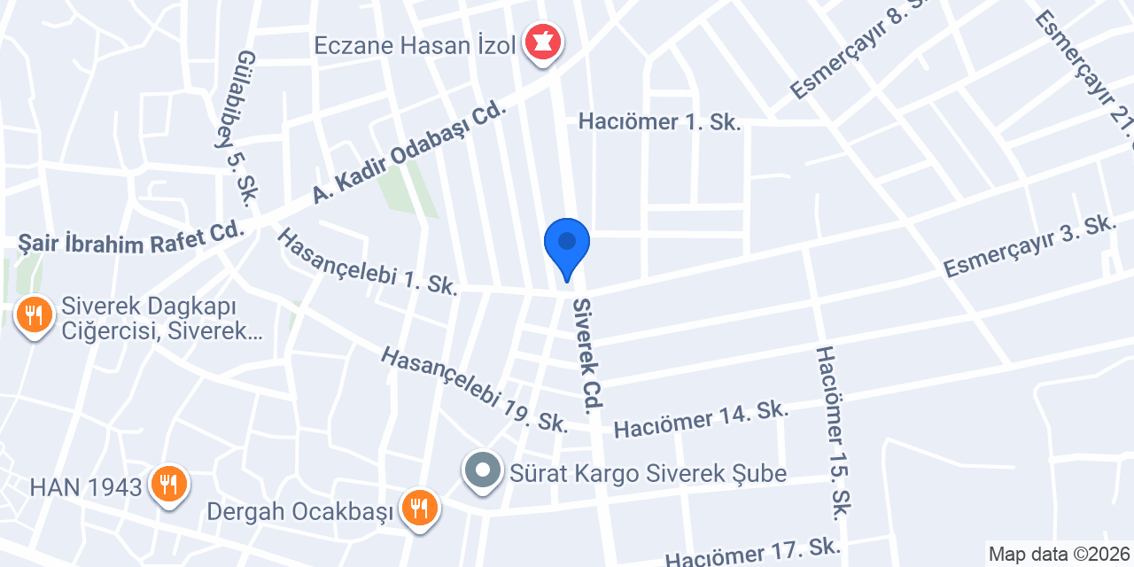 Hazer Güzellik Salonu konumu