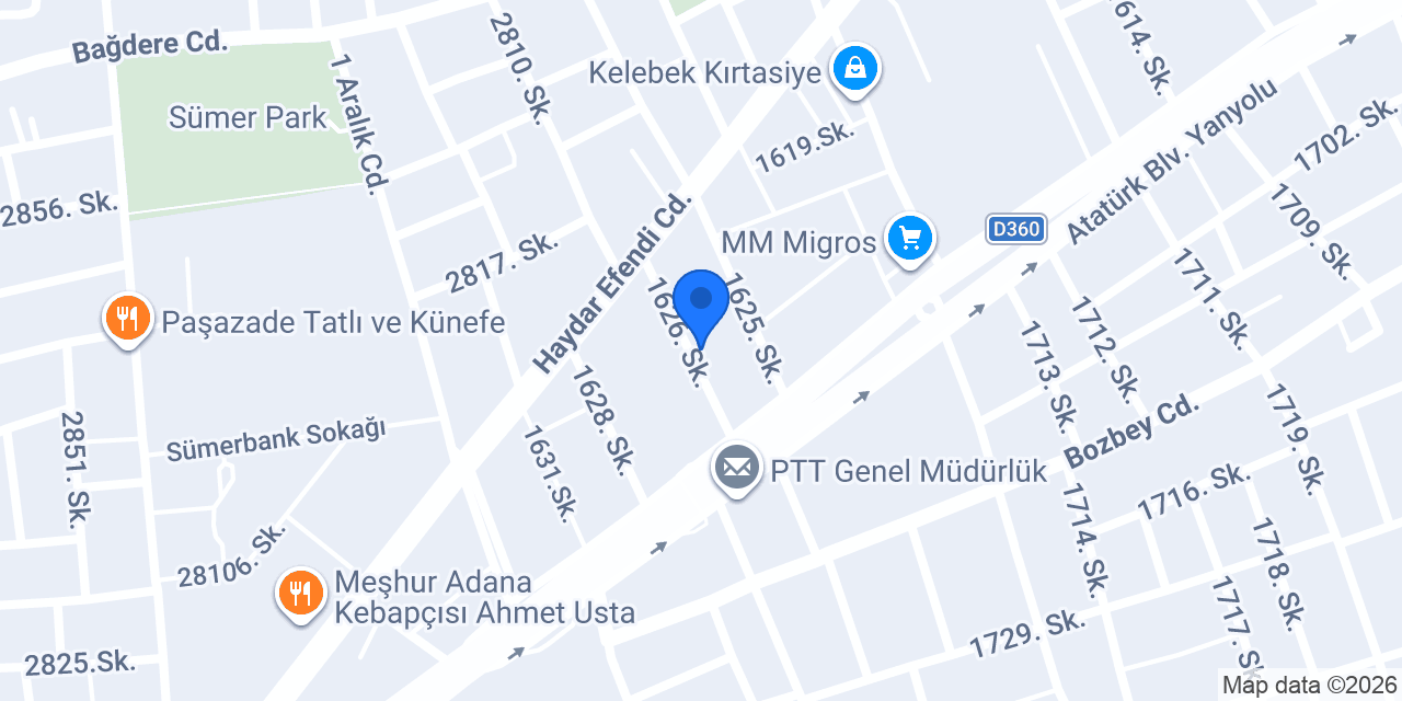 Özcan Elektrik - Avize konumu