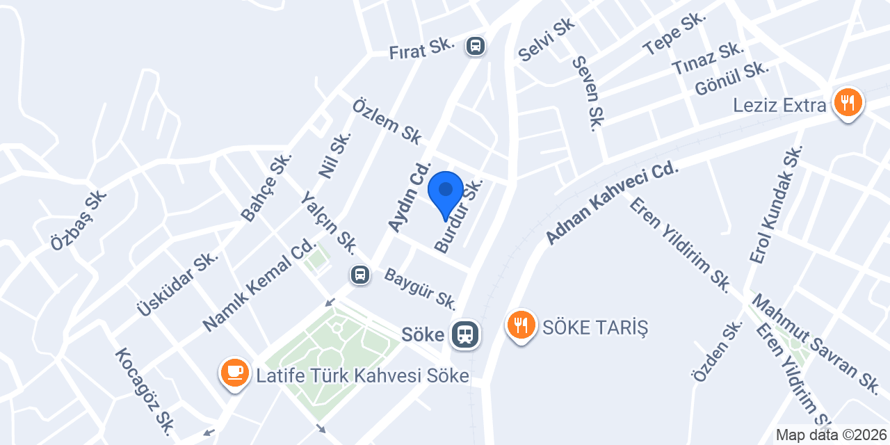 Söke taksi Şeref Yavuz konumu