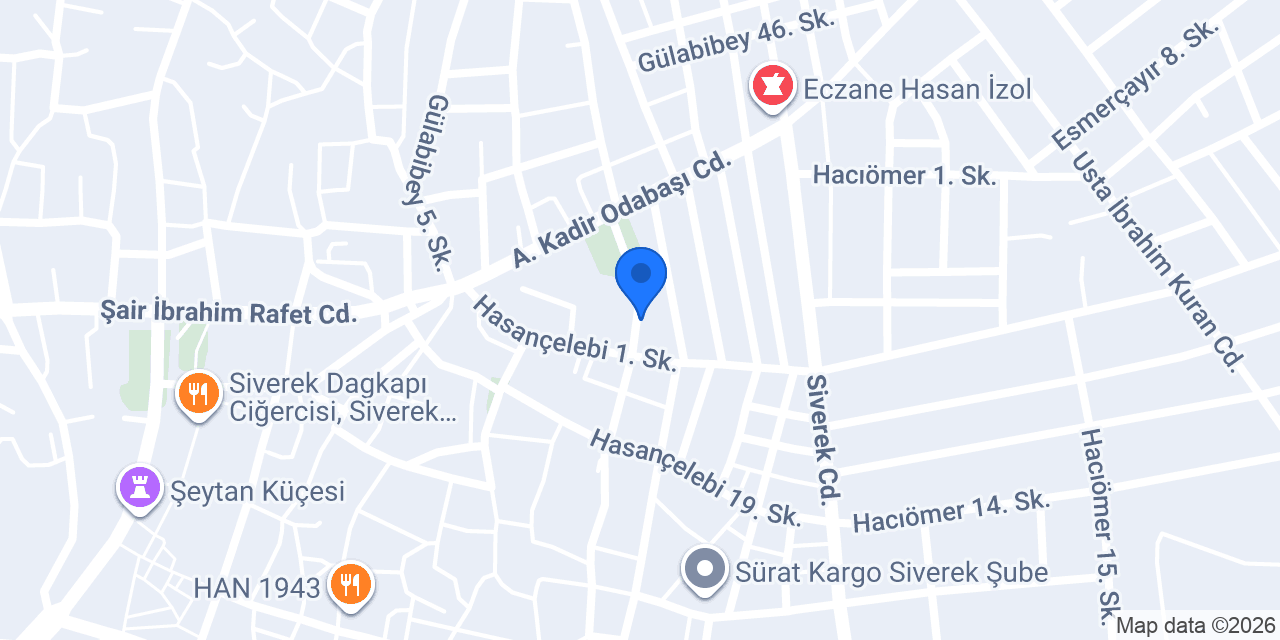 Siverek Taksi | Esmerçayır Taksi Durağı konumu