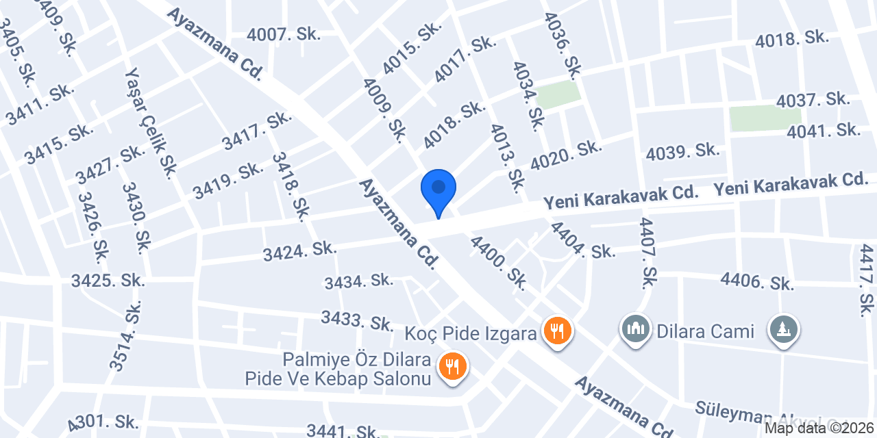 ONAY MEKANİK konumu