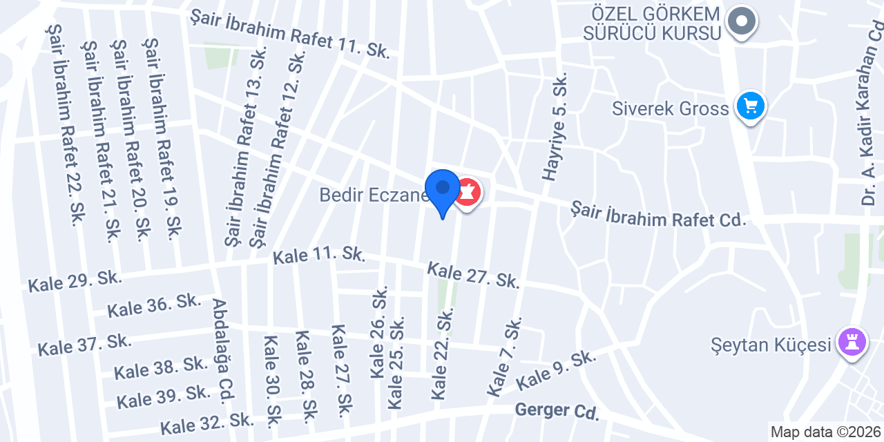Serbest Muhasebeci Koçali Aymaz konumu