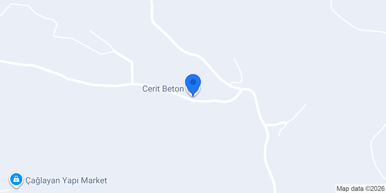 Cerit Beton konumu