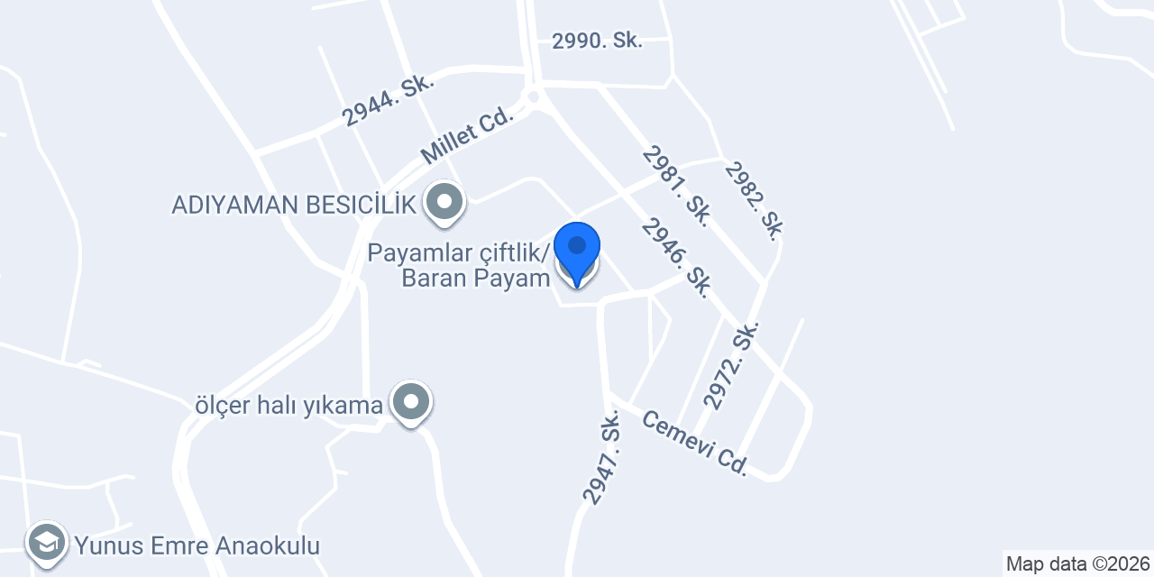 Payamlar çiftlik/ Baran Payam konumu