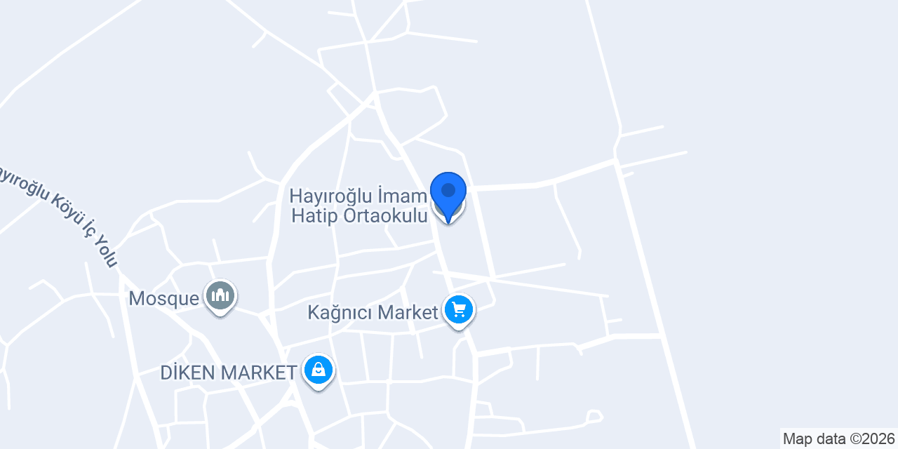 Hayıroğlu İmam Hatip Ortaokulu konumu