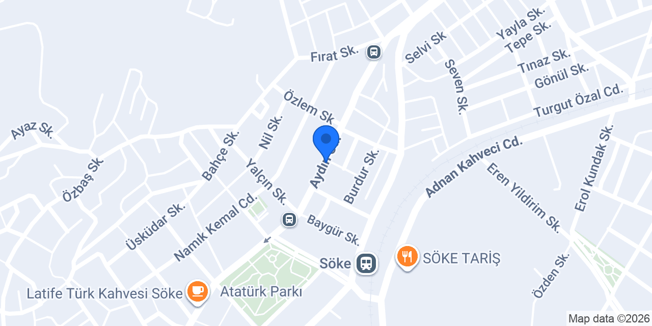Söke Merkez Sağlık Ocağı konumu