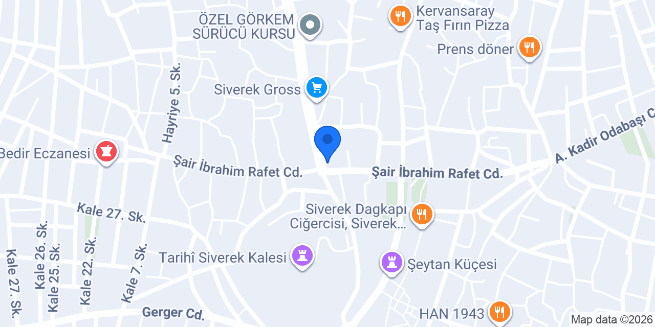 Özgür Rent A Car konumu