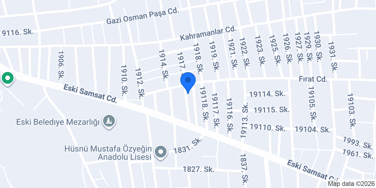 Veterinerlik Müdürlüğü konumu