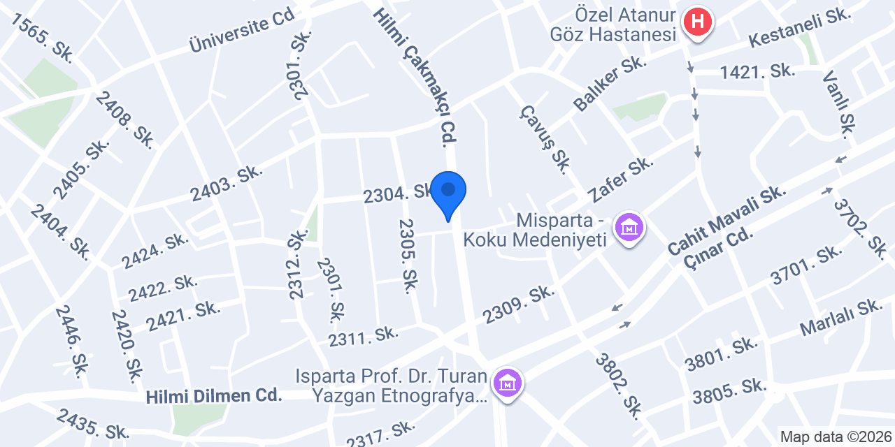 Şekerpare Pastaevi konumu