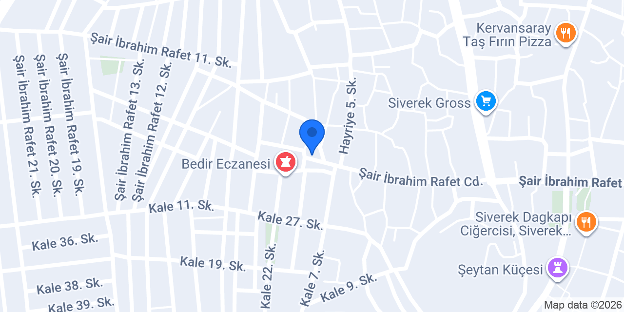 Siverek Dekorasyon konumu