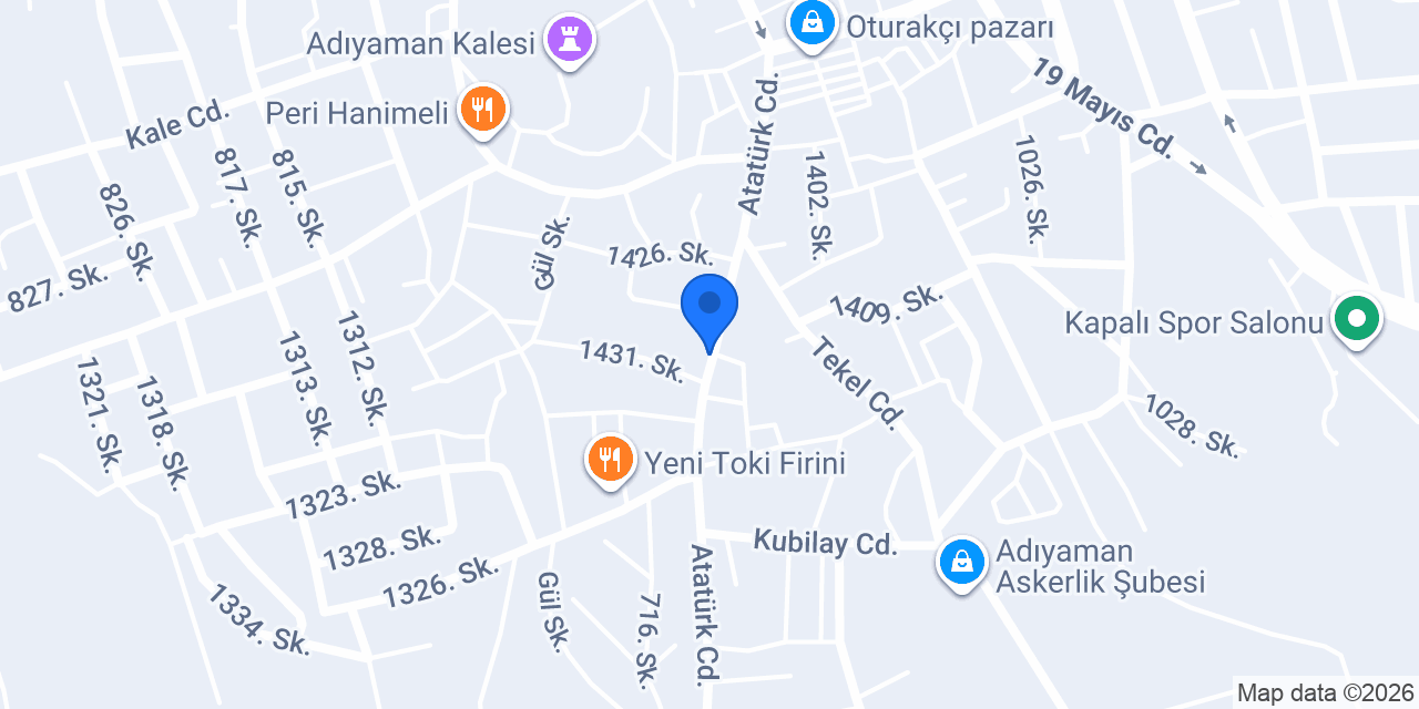 Has Unlu Mamülleri konumu