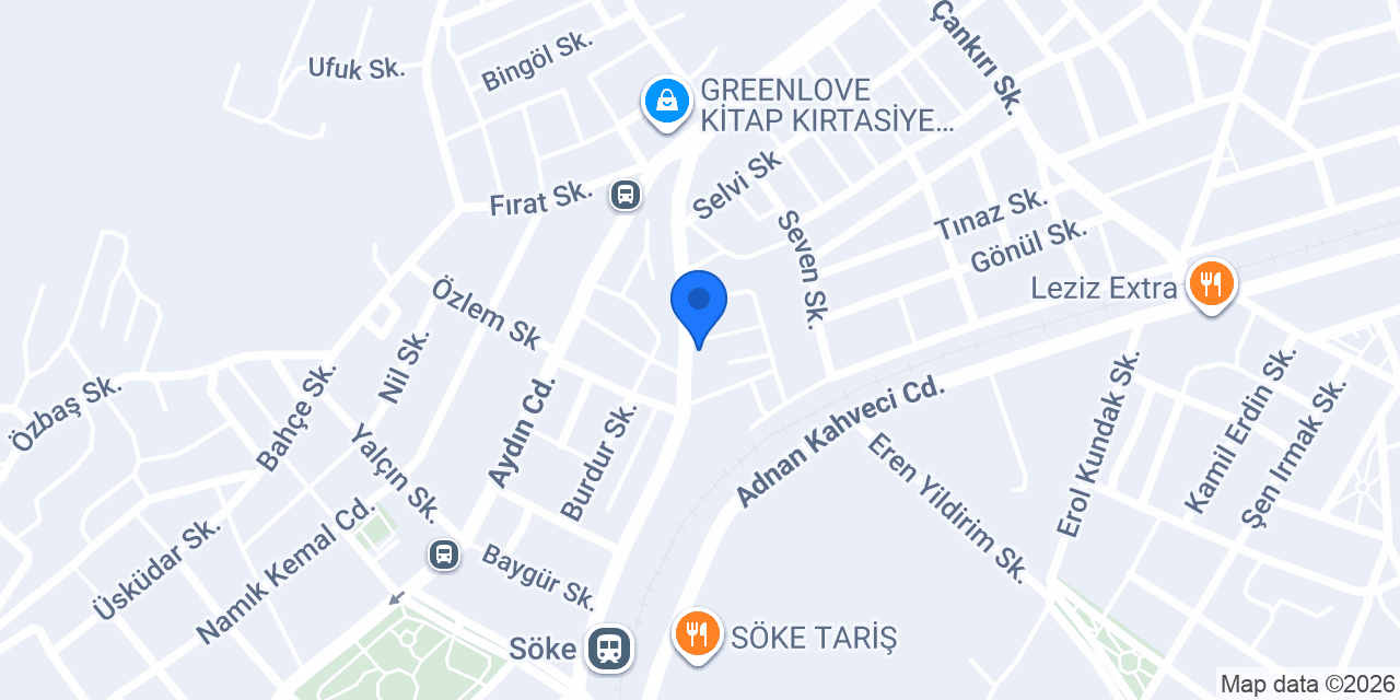 Söke Pet Veteriner Kliniği konumu