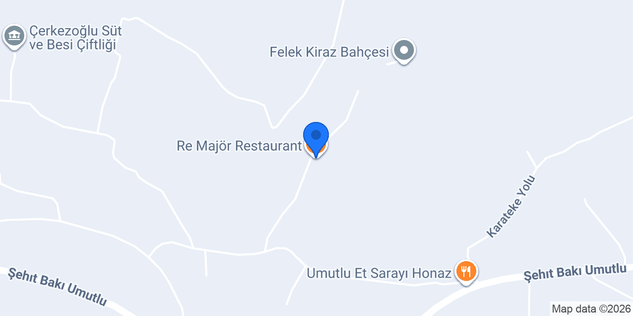 Re Majör Restaurant konumu