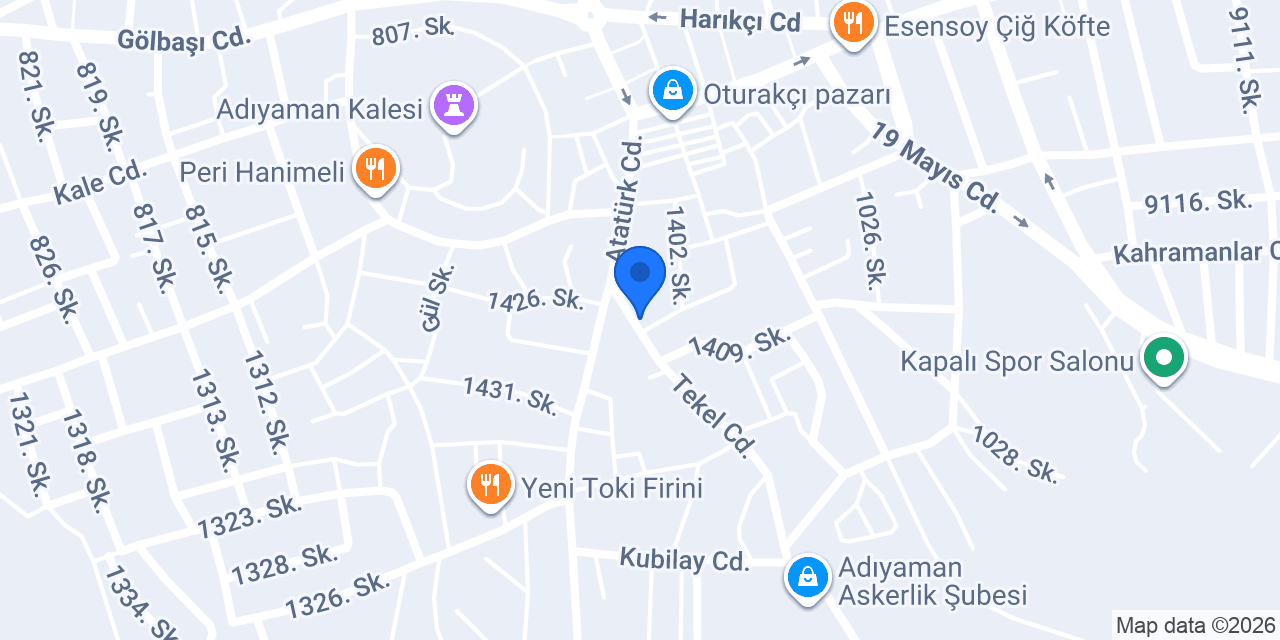 Kuafor Erdal konumu