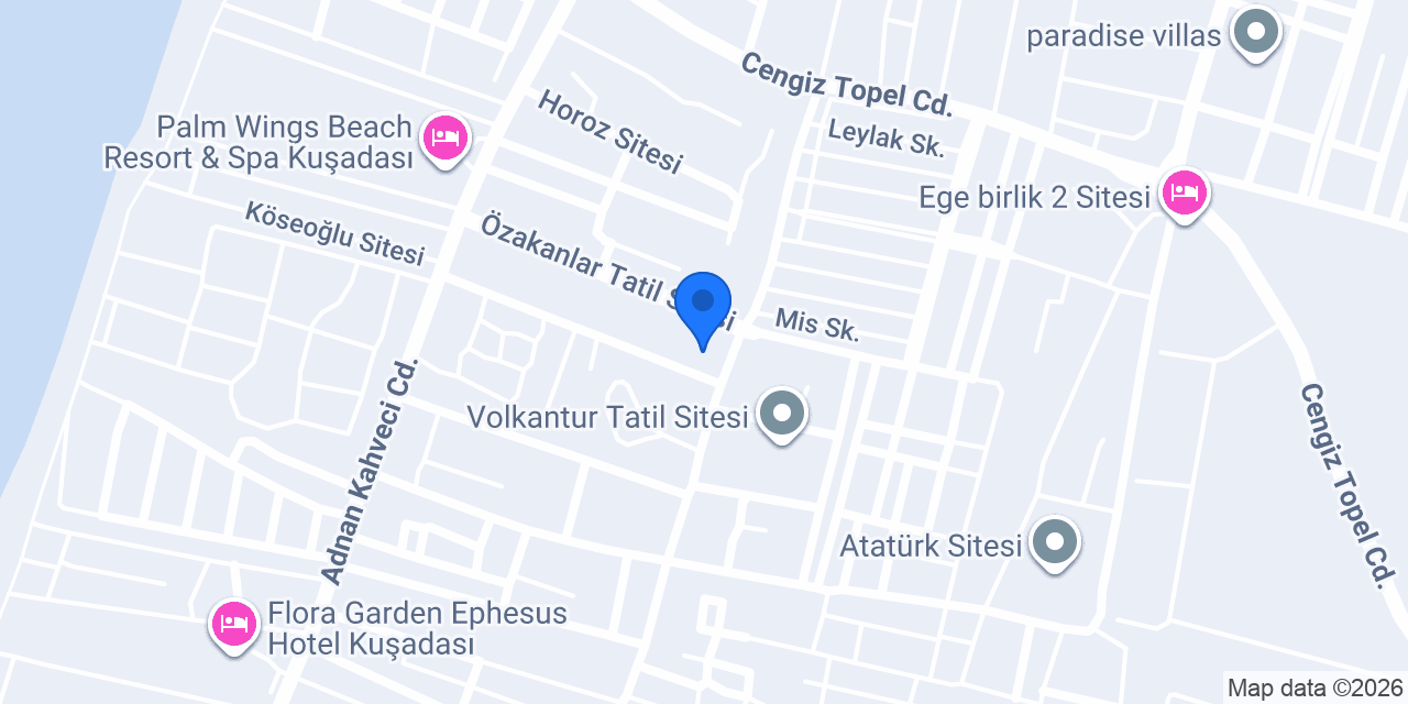 Club Papatya konumu