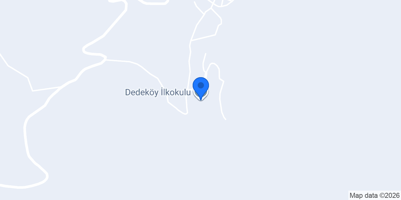 Dedeköy İlkokulu konumu
