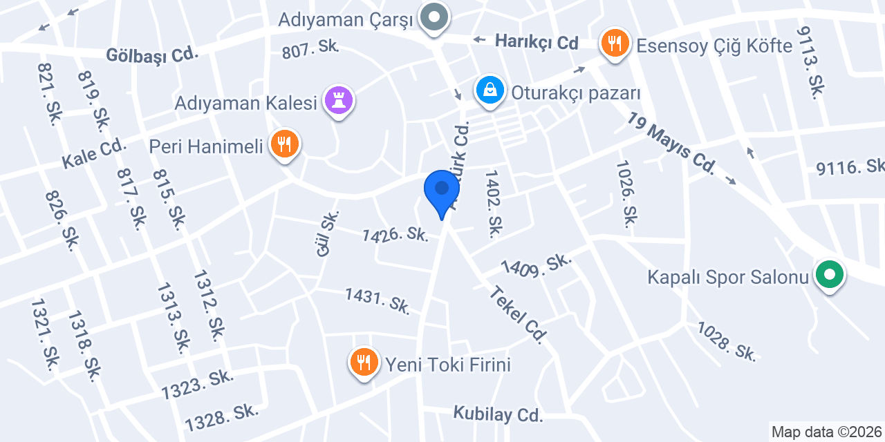 Adıyaman Kebap Salonu konumu