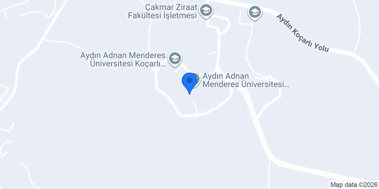ADÜ Toksikoloji Laboratuvarı konumu