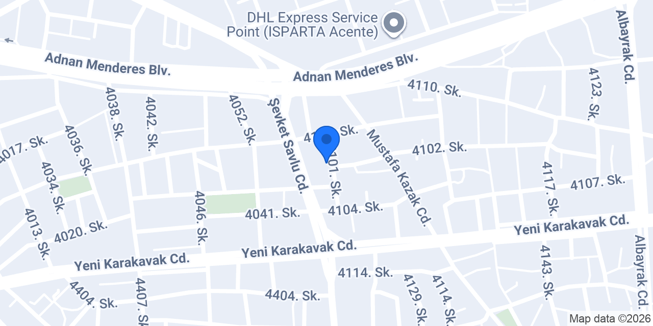 Acar Emlak Isparta konumu