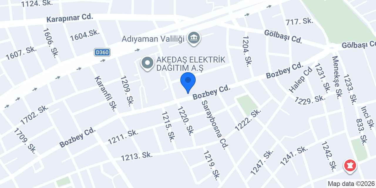 adıyaman vethome veteriner kliniği konumu
