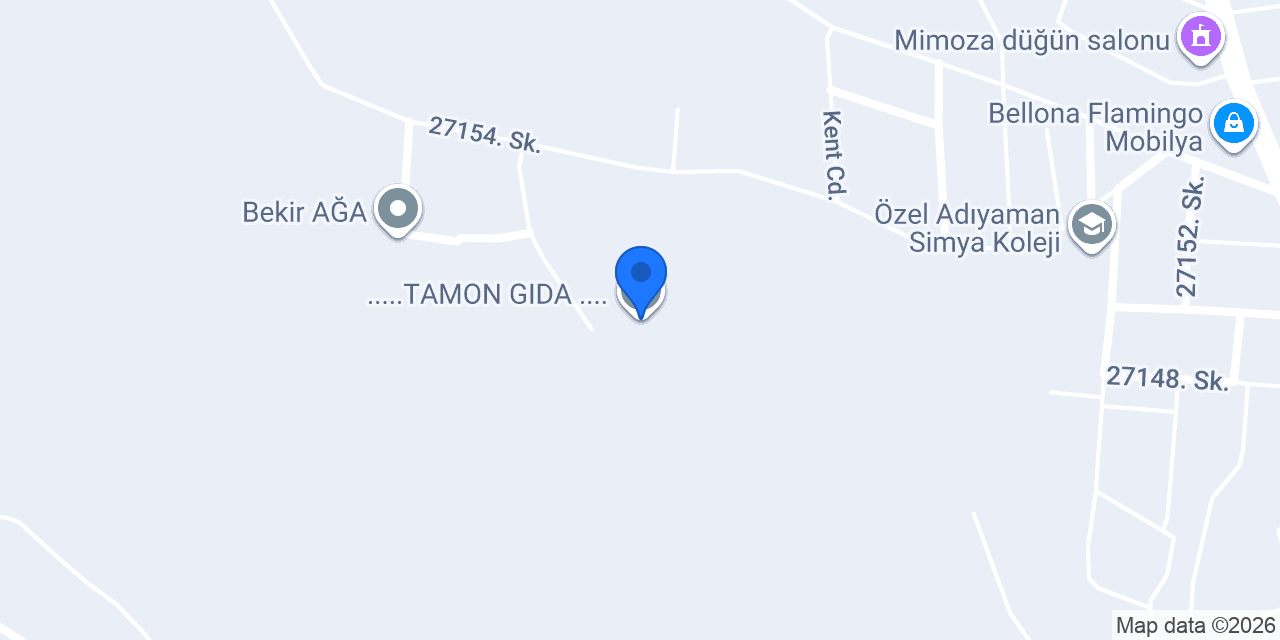 .....TAMON GIDA ..... konumu