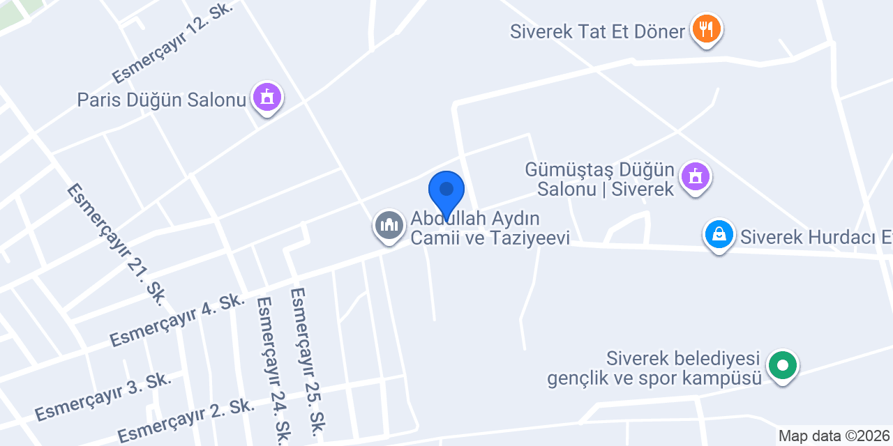 Beyaz halı yıkama konumu