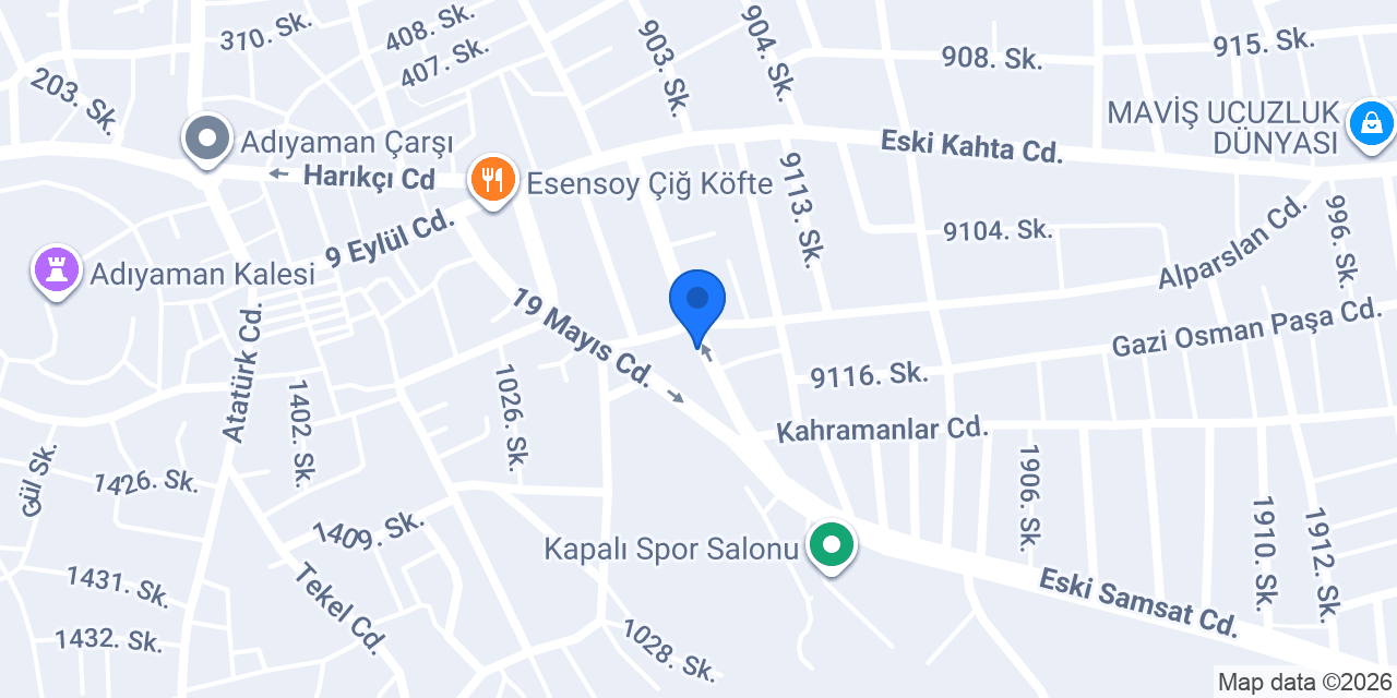 Köşem mangal konumu