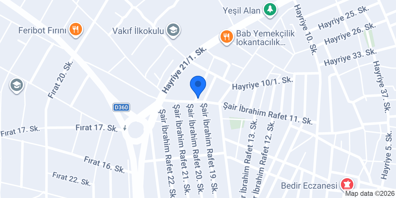 Cadde kuaför konumu