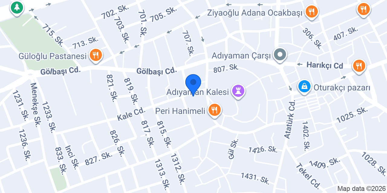 Öz Gözde Sürücü Kursu konumu