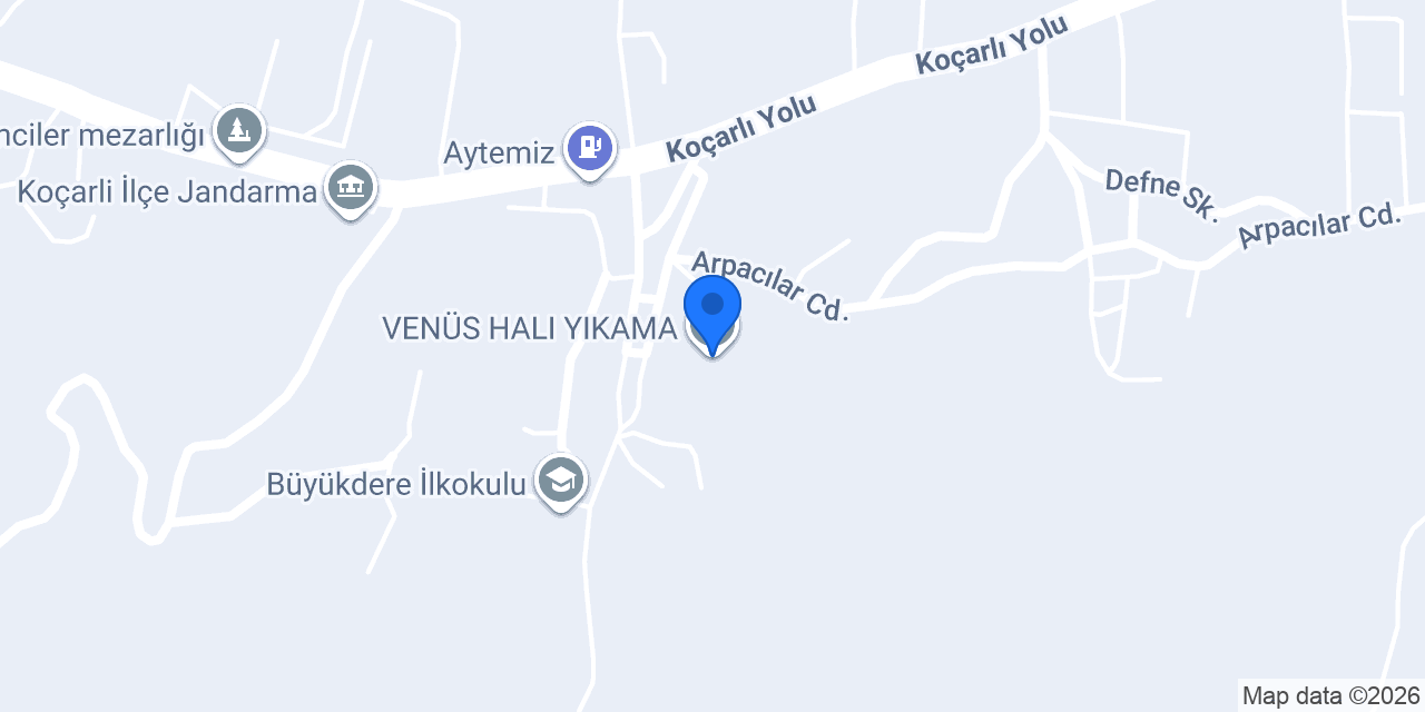VENÜS HALI YIKAMA konumu