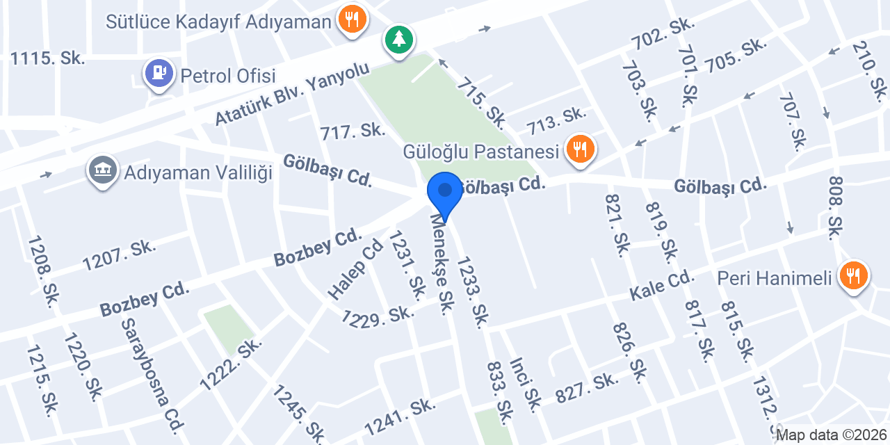 Çilingir Adıyaman Merkez Anahtarcı konumu