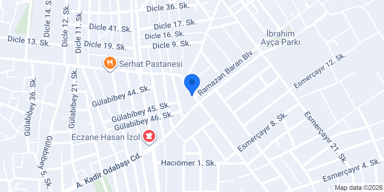Kızıl et kasap konumu