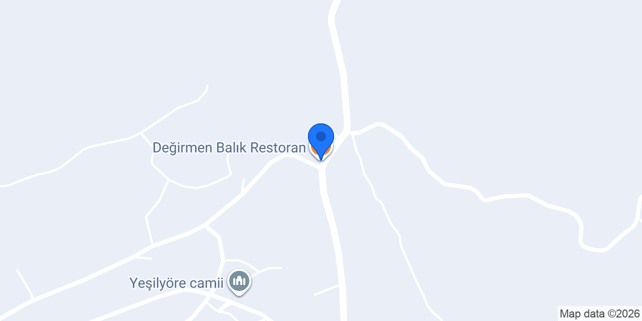 Değirmen Balık Restoran konumu