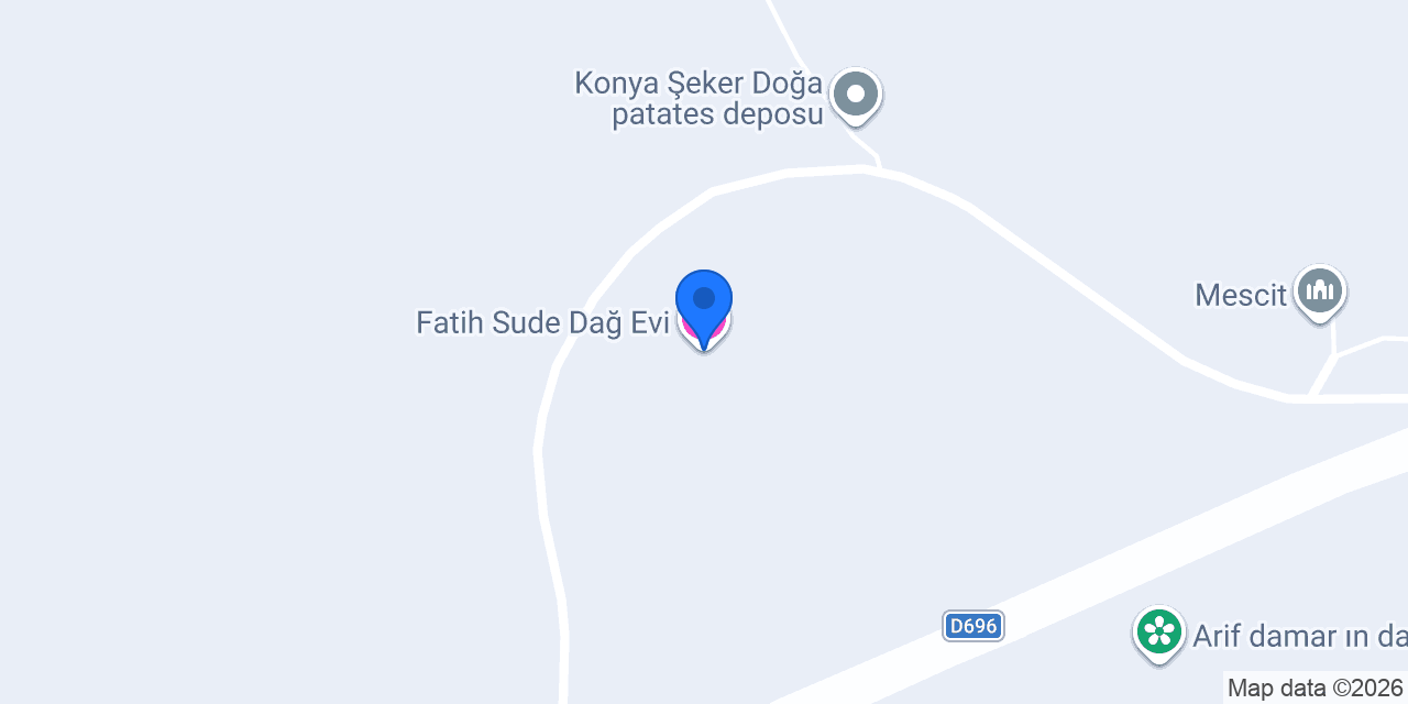 Fatih Sude Dağ Evi konumu