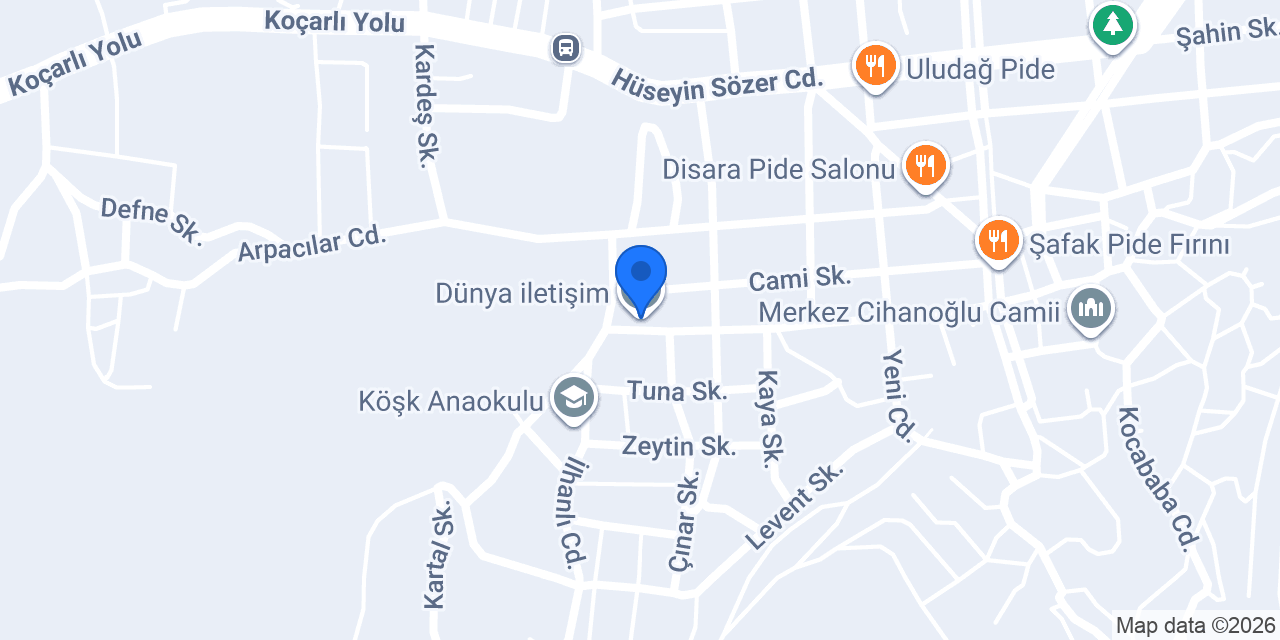 Dünya iletişim konumu
